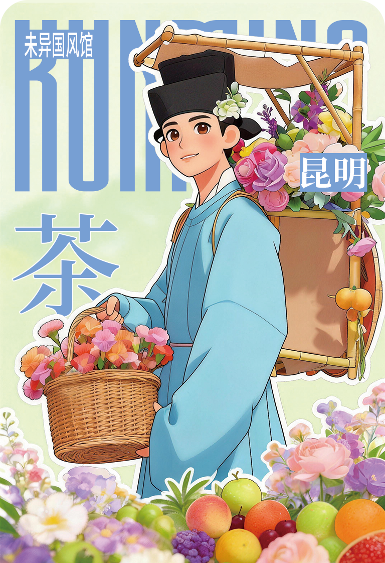 十二花神瓶贴设计 01